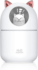 Cat Small Humidifier for Bedroom - 300Ml Mini Cool Mist Humidifiers with Night L