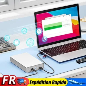 Boîtier de disque dur externe 5 Gbps 20 To HDD pour disque dur SAS/SATA 3,5 pouc - Photo 1/14