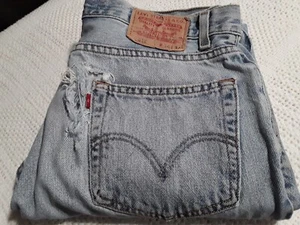 Vintage Original 512 Levi's (34×34) Blue Jeans - Slim Fit mit Original Etikett - 80er 90er - Bild 1 von 12