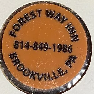 Brookville, PA Forest Way Inn gettone di plastica bottiglia G/F (#2) - Foto 1 di 2