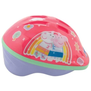 Casco de bicicleta de seguridad para niños Peppa Pig perfecto para pequeños fanáticos de Peppa tamaño 48 - 52 cm - Imagen 1 de 4