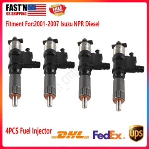 4x Fuel Injector 095000-5471 095000-8901 For 01-07 Isuzu NPR NPR-HD 4HK1 Diesel - Foto 1 di 8