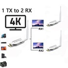 4K Wireless HD Extender Audio Video 1 Transmitter To 2 3 4 Receiver PC To TV