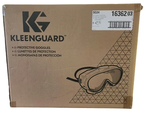 KleenGuard SG34 Goggles. Clear Lenses, Green Frames. 50/Case. Kimberly-Clark - Picture 1 of 4