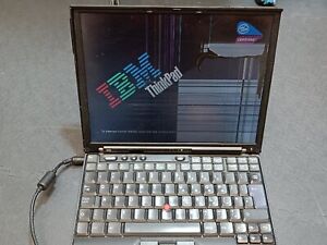 IBM ThinkPad X40 Laptop 1.5Ghz 512Mb RAM Broken Screen - For Spares / Repair