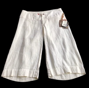 AG Adriano Goldschmied The Fillipa Linen Shorts Women’s Size 26 Reg Fit NWT - Picture 1 of 7
