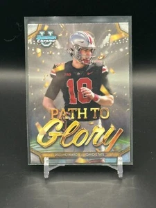 Bowman University Chrome 2024 - Path to Glory #PG-11 Will Howard (RC) - Imagen 1 de 2