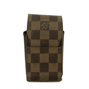 Louis Vuitton Damier Cigarette Tobacco Case Brown/8BD0876 - Picture 1 of 8