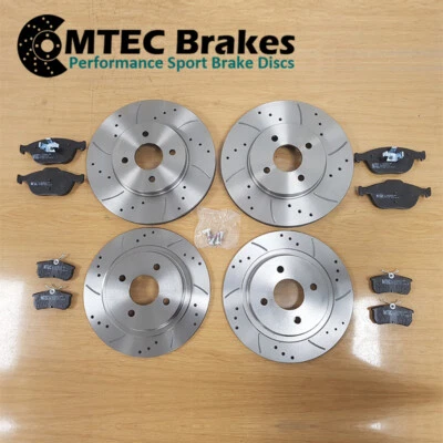 Ford Focus mk1 ST170 2.0 Front Rear MTEC Brake Discs & MTEC Pads 02-05 - Image 1 of 4