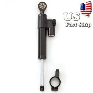 Universal CNC Steering Damper Stabilizer Linear Reversed Safety Control Black - Picture 1 of 14