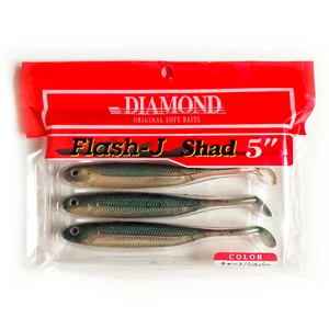 Señuelo plástico suave DIAMOND FLASH J-SHAD realista pececillo fino pez roca #03 - Imagen 1 de 4