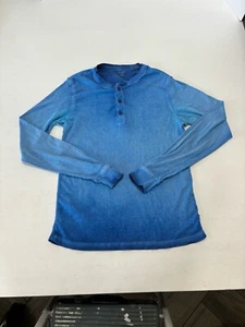 Guess Long Sleeve Shirt Men's Size Small - Color Blue - Picture 1 of 8