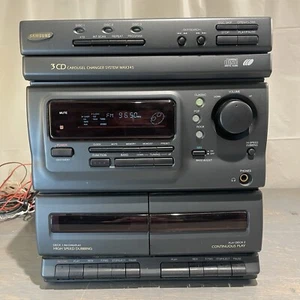 Sistema de carrusel 3CD Samsung vintage MAX345 sistema estéreo sin altavoces (LEER) - Imagen 1 de 17