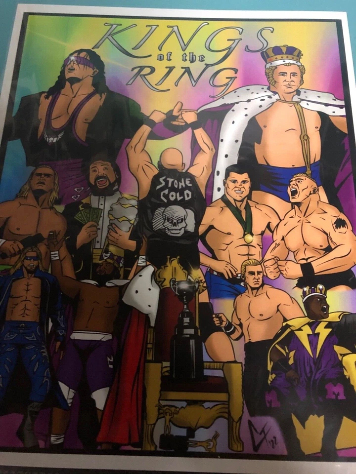 Botín de lucha libre profesional 8X10 arte rey del anillo  Foto 1 de 1