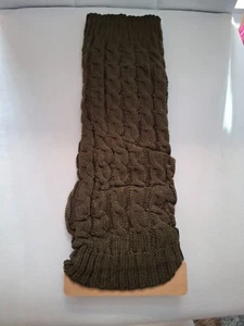 Damen Winter Strick Stulpen Stiefel Legwarmer Beinstulpen Beinwärmer  kaki grün - Bild 1 von 1