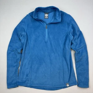 REI Jacket Womens S Quarter Zip Micro Fleece Baselayer Casual Mock Blue - Picture 1 of 8