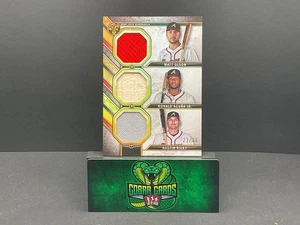 2024 Topps Triple Threads A. Riley M. Olson Ronald Acuña Jr. #RCC-ORA 23/36 - Foto 1 di 2