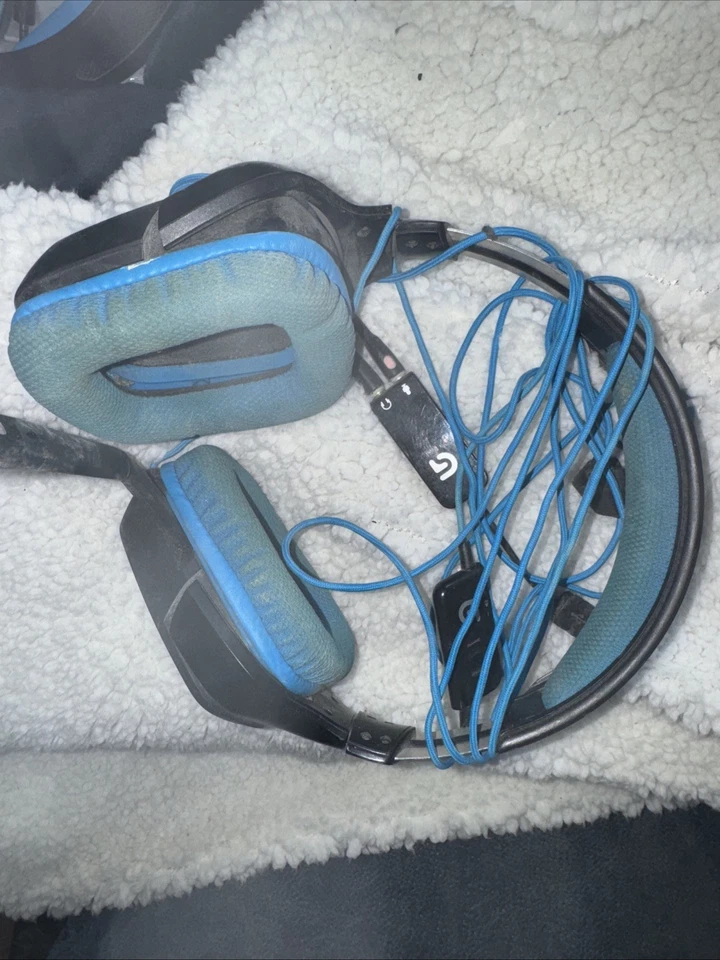 Logitech G430 Black/Blue Over the Ear Gaming Headset - Image 1 of 1