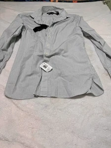 The Men's Store at Bloomingdale's Regular Fit Cotton Flannel Shirt Men S Green - Picture 1 of 12