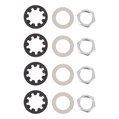 12Pcs Useful Electric Guitar Potentiometer Nut Washer Electric Guitar Nuts - Image 1 of 4
