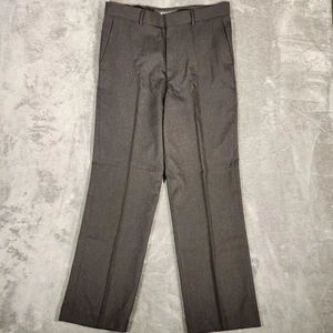 Pantalones de vestir Kenneth Cole Reaction para hombre gris carbón espiga talla 32x30 - Imagen 1 de 12
