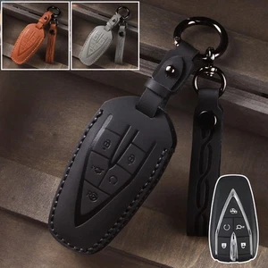 Genuine Leather Car Key Fob Case Cover For Changan CS55 PLUS CS35 PLUS CS75 PLUS - Picture 1 of 12