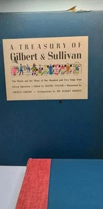 1941 A TREASURY OF GILBER & SULLIVAN Songbook 102 Songs From 11 Operettas hc/dj - Foto 1 di 10