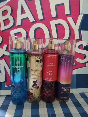 Descatalogado-Nuevo Bruma de fragancia fina Bath & Body Works 4 piezas. Lote Foto 1 de 4