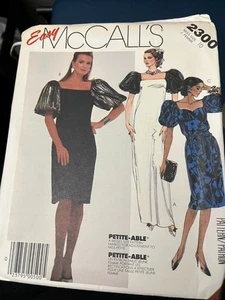 McCall's Sewing Pattern-#2300-Misses' dressy Dress 3styles-size 10 uncut ff - Picture 1 of 2