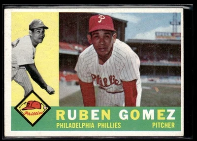 1960 Topps Ruben Gomez EX/MT Set Break #82 - Image 1 of 2
