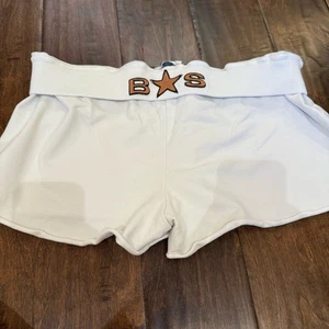 Bebe Sport Y2K Vintage Lounge Sweat Shorts size Large Micro Mini Athleisure - Picture 1 of 9