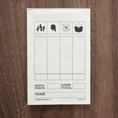 Almohadilla de puntuación de repuesto para juego The Baby Sitters Club Milton Bradley de colección Foto 1 de 2