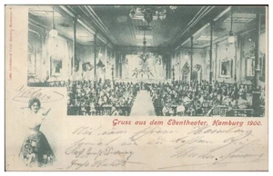 V8247/ Hamburg St. Pauli Edentheater Spielbudenplatz 13 AK 1900 - Bild 1 von 2