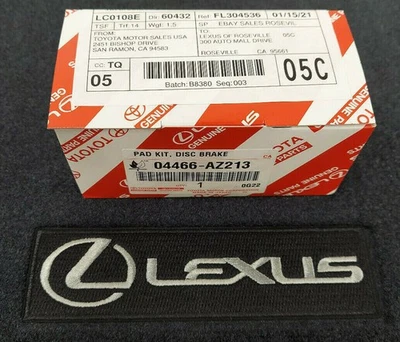 PASTILLAS DE FRENO TRASERAS GENUINAS LEXUS CT200H NUEVAS 04466-AZ213 2012-2017 & PRIUS Foto 1 de 2