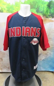 CLEVELAND INDIANS New 1990's-2000's True Fan MLB Stitched Jersey Medium NWT - Picture 1 of 5
