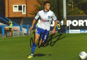 BURY: JORDAN WILLIAMS FIRMADA 6x4 FOTO DE ACCIÓN + CERTIFICADO DE AUTENTICIDAD - Imagen 1 de 1