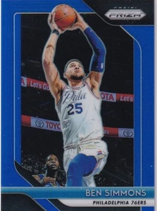 2018-19 Panini Prizm NBA Basketball No. 219 Ben Simmons Blue Prizm 158/199 - Bild 1 von 2