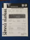 KENWOOD KA-54 INT AMP SERVICE MANUAL ORIGINAL FACTORY ISSUE GOOD CONDITION