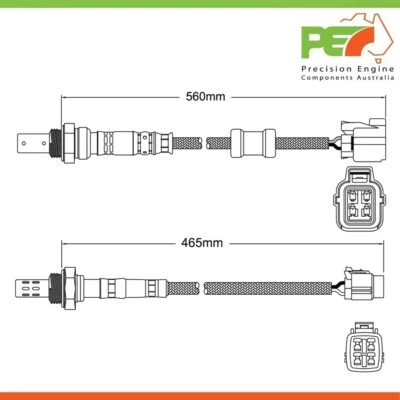 2x Nuevos * OEM * Sensores de oxígeno Pre-Cat y Post-Cat para Subaru Forester 2,5 L Foto 1 de 4