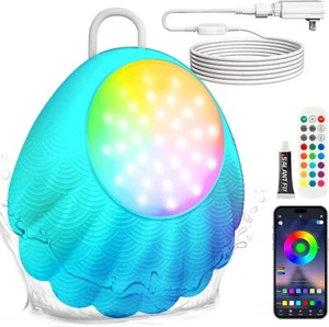 LED Pool Lights with APP Control 16 Colors RGB for Inground Above Ground Pool - Picture 1 of 9