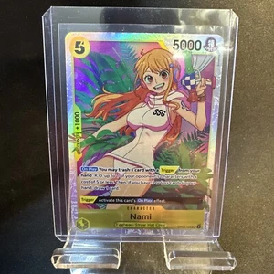 Lámina Nami One Piece CCG Two Legends OP08-106 NM súper rara casi nueva o mejor - Imagen 1 de 2