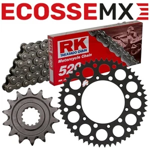 KTM SXF350 EXCF350 XCF350 RK Standard Duty Chain & Renthal Orange Sprocket Kit - Picture 1 of 4