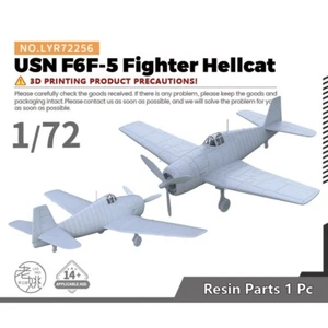 Yao's Studio LYR72256 1/72 Military Model Kit USN F6F-5 Fighter Hellcat 3D PRINT - Picture 1 of 4