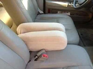 PAIR XXLARGE ARMREST COVERS FOR MOST LINCOLN, FORD AND MERCURY CARS LIGHT TAN - Bild 1 von 1