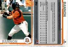 Rylan Bannon 2019 Topps Pro Debut Baseball Card 38 Bowie Baysox