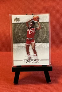 2013-14 Upper Deck Exquisite Base Set Isiah Thomas SP #d 41/75 Hoosiers Pistones - Imagen 1 de 3