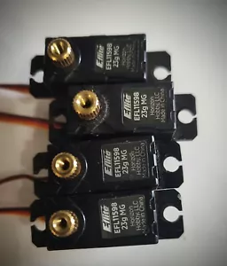 SERVO'S E-FLITE EFL 11598 - FOUR working from Extra 300 / Tested Working all 4 - Picture 1 of 7