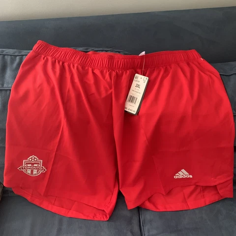 adidas toronto fc mls soccer red shorts NWT size 2XL mens Cover