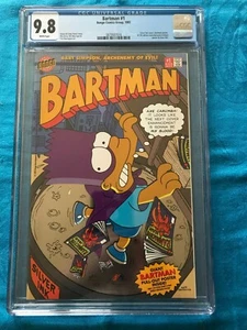 Bartman #1 - Bongo - CGC 9.8 NM/MT - Simpsons - Picture 1 of 3