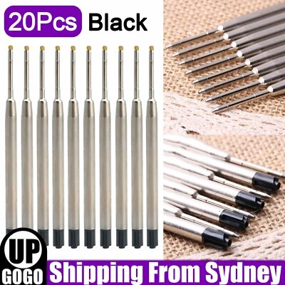 20Pcs Black Ink Refills Compatible With Parker Pen Ball Point Refill For Parker - image 1 of 4